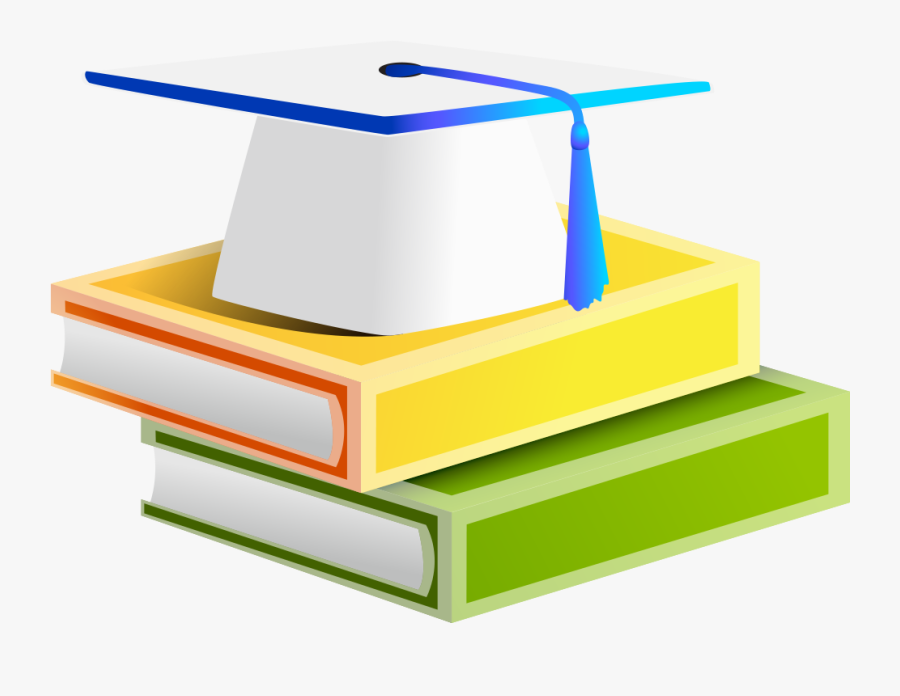 Textbook Clipart Graduation Cap - Academic Degree, Transparent Clipart