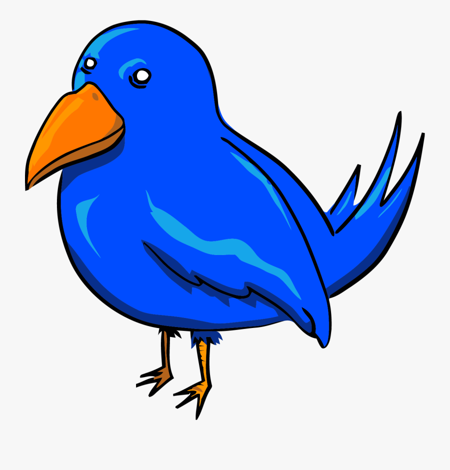 Bird - Clipart - Blue Bird Clip Art, Transparent Clipart