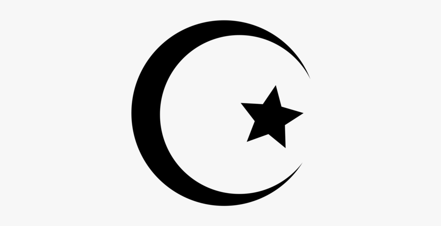 Moon Clipart Symbol - Crescent Moon Star Tattoo, Transparent Clipart