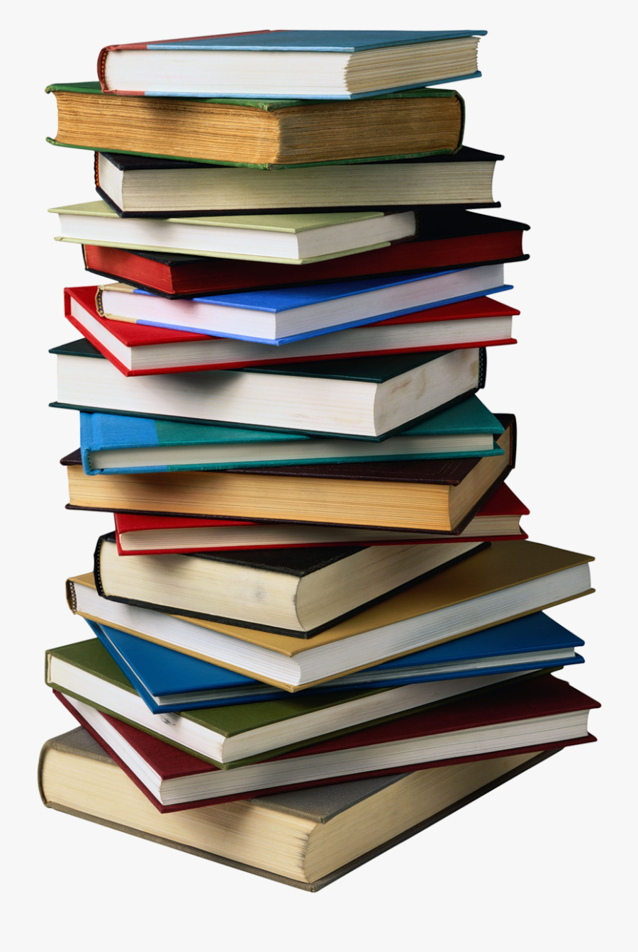 Stack Of Books Clipart Png - Stack Of Books Transparent, Transparent Clipart