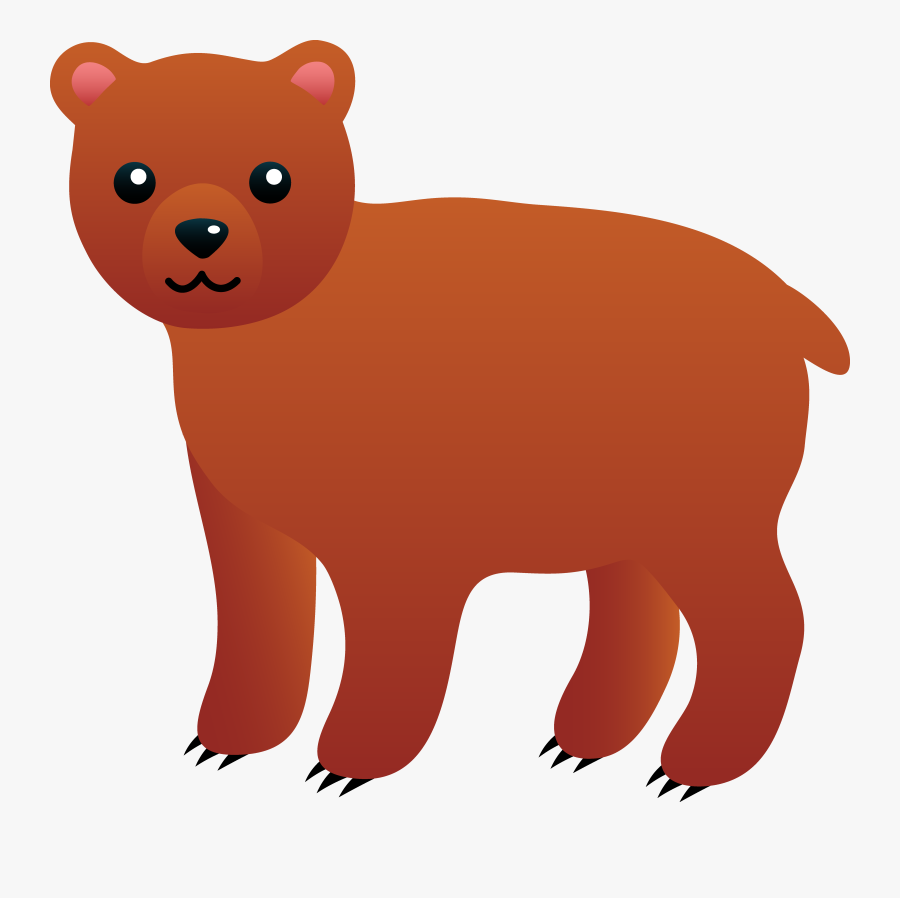 Image Of Bears Clipart 0 Cute Brown Bear Free Clip - Clipart Bear Cub, Transparent Clipart