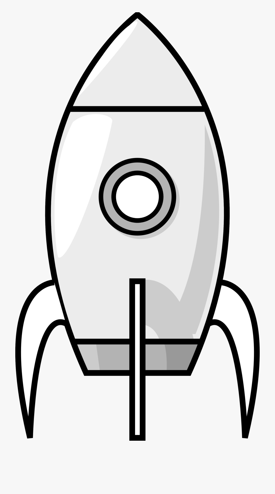 Moon Black And White Moon Clip Art Black And White - Rocket Ship Clipart Black And White, Transparent Clipart