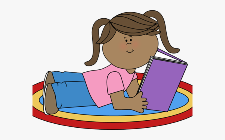 Girl Reading Clipart - Silencio Clipart, Transparent Clipart