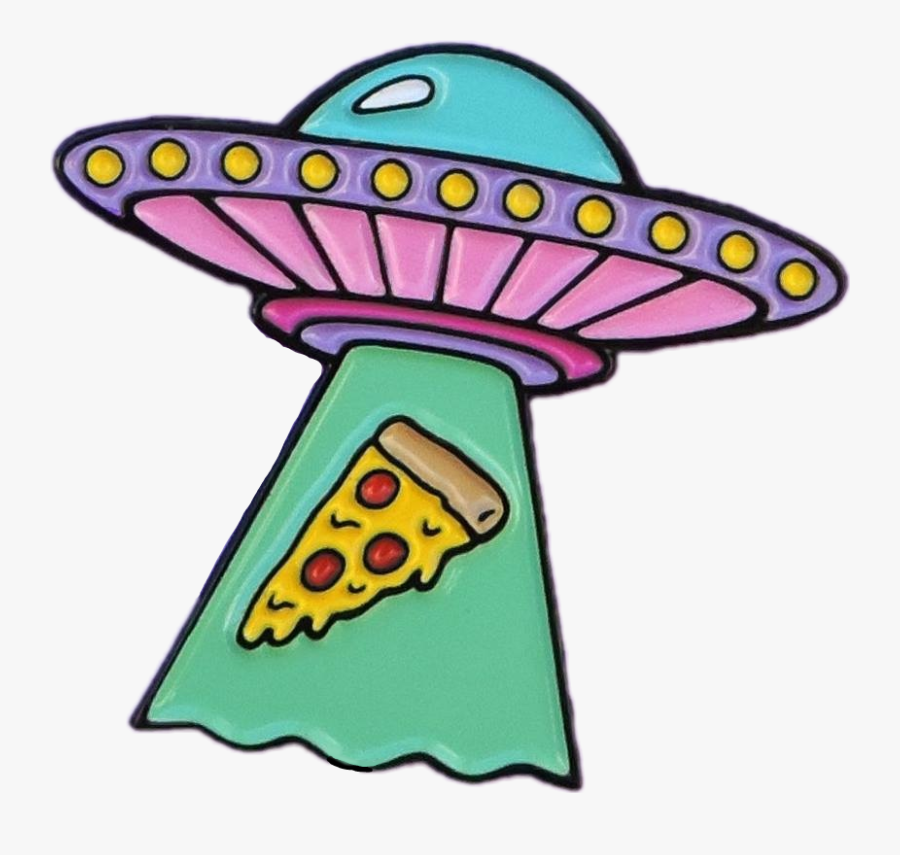 Drawing Trippy Pizza Transparent Png Clipart Free Download - Alien Abduction Clipart, Transparent Clipart