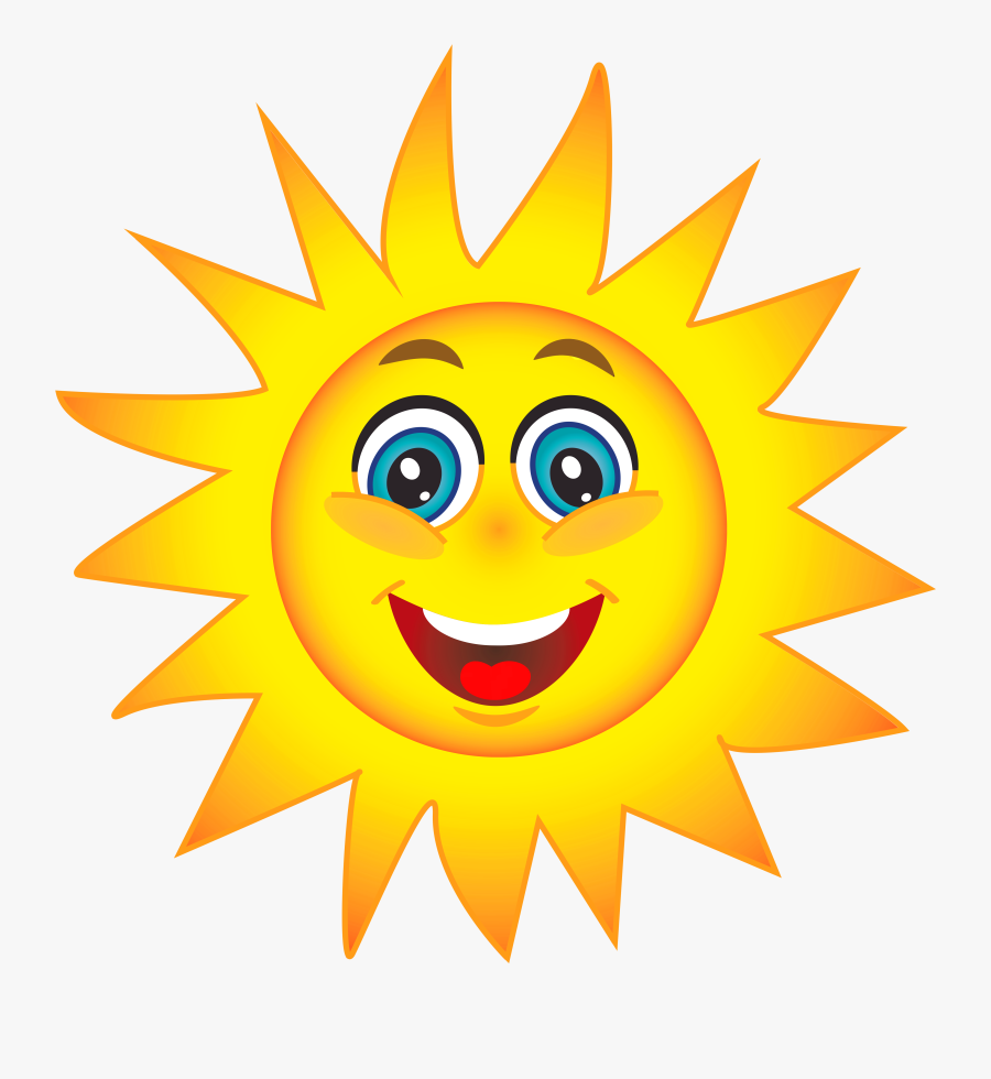 Happy Sun Clip Art - Transparent Background Sun Gif, Transparent Clipart