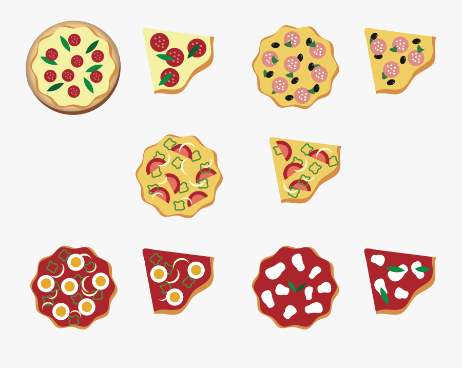 Pizza Clipart Big Pizza - Pizza Clipart Small, Transparent Clipart