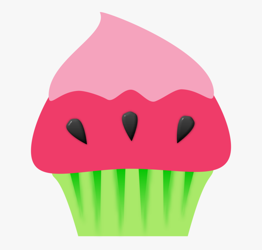 June Birthday Cupcake Clipart - Summer Cupcake Clip Art, Transparent Clipart