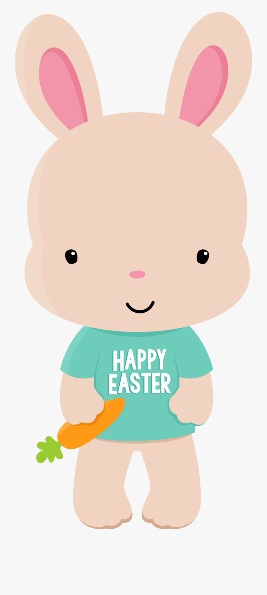 Tubes, Clipart De Happy Easter Clip Art - Conejito Png, Transparent Clipart