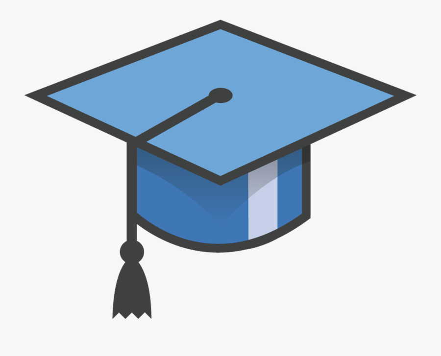 Hat Graduation Graduation Hat Free Picture - Graduation Cap Animation Blue, Transparent Clipart