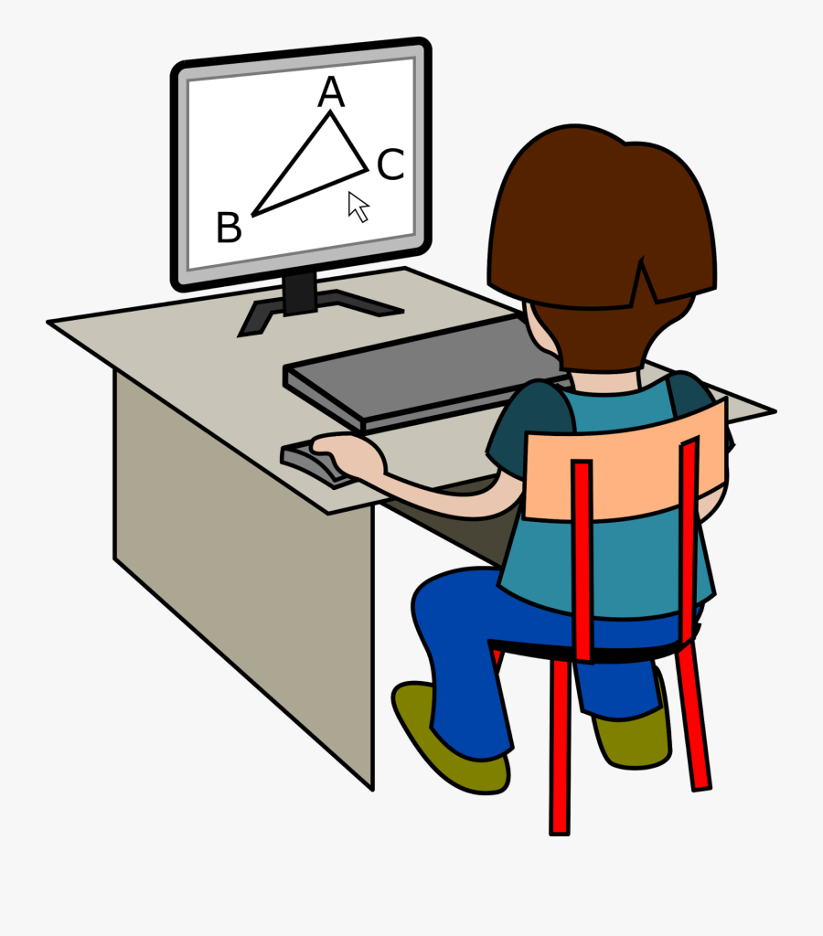 Math Problem Clipart At Getdrawings - Solve Sums On Computer, Transparent Clipart