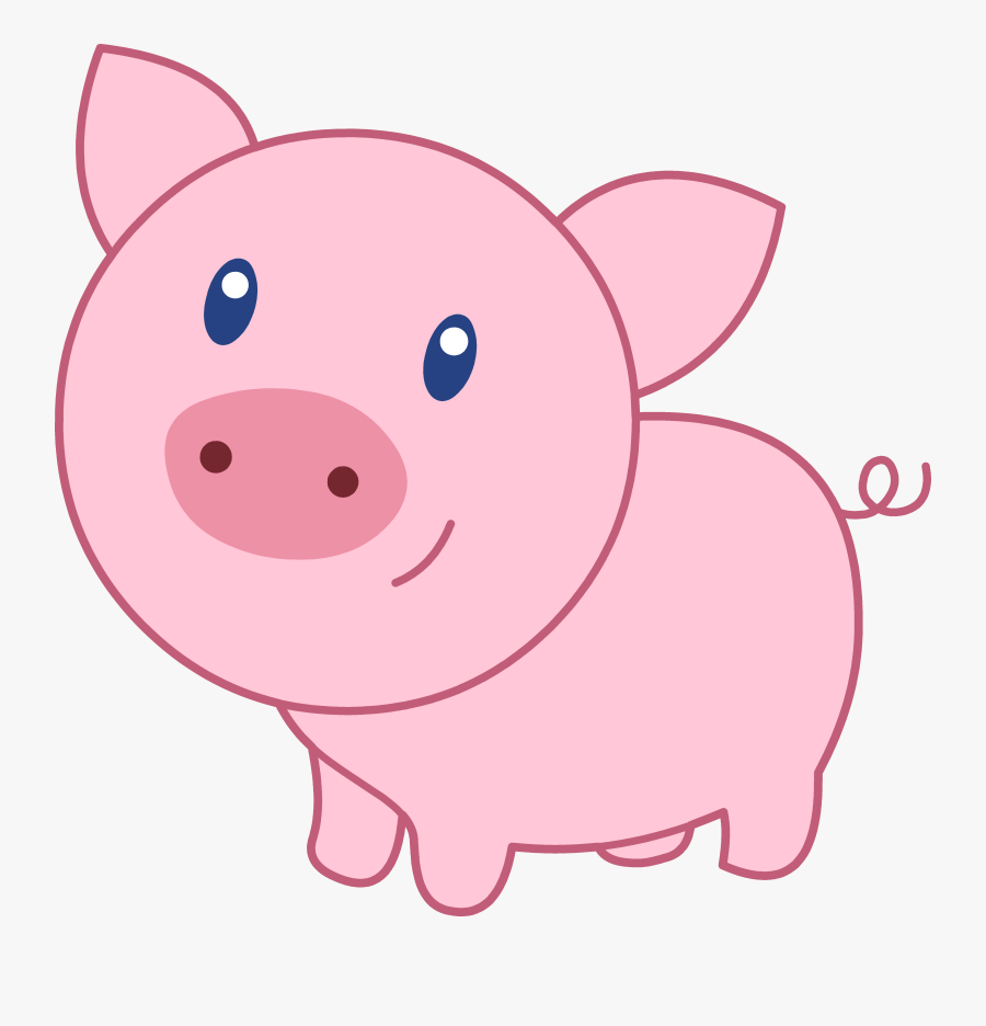 Baby Pig Clipart - Clip Art Pig, Transparent Clipart