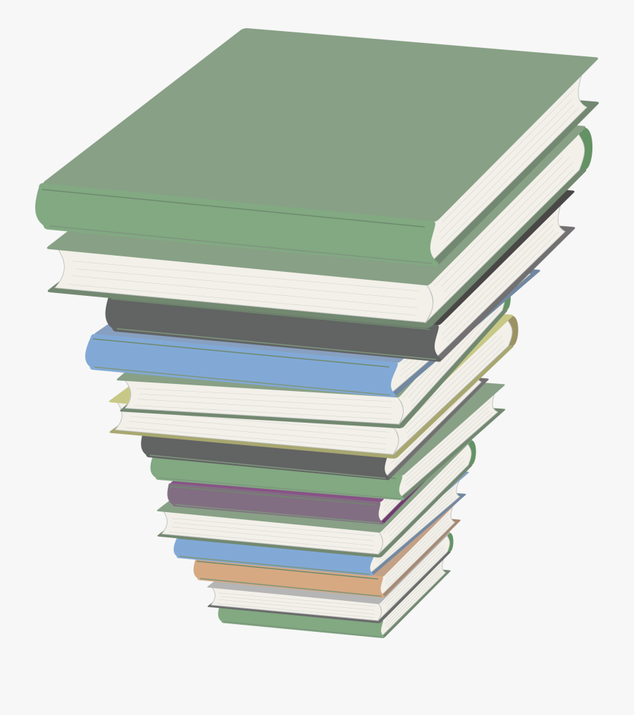 Stack Of Books Clipart Pile Of Books - Stack Of Books Transparent Background, Transparent Clipart