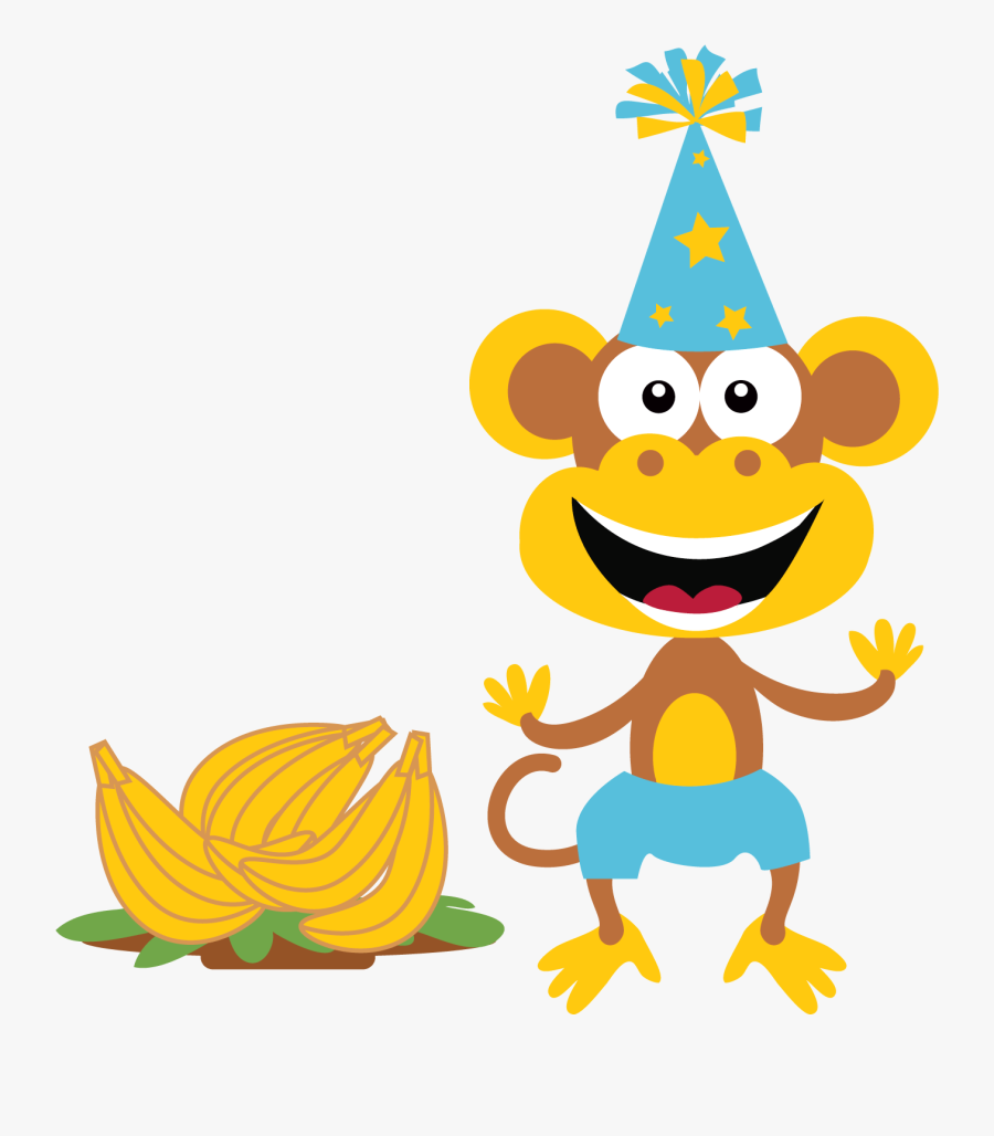 Monkey Boy Birthday Clipart Png - Clipart Funny Png, Transparent Clipart