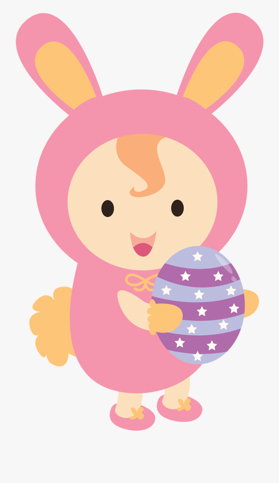 Cute Easter Bunny, Easter Baby, Baby Bunnies, Baby - Easter Baby Clipart, Transparent Clipart
