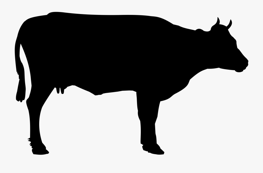 Commie - Clipart - Cow Black And White Png, Transparent Clipart