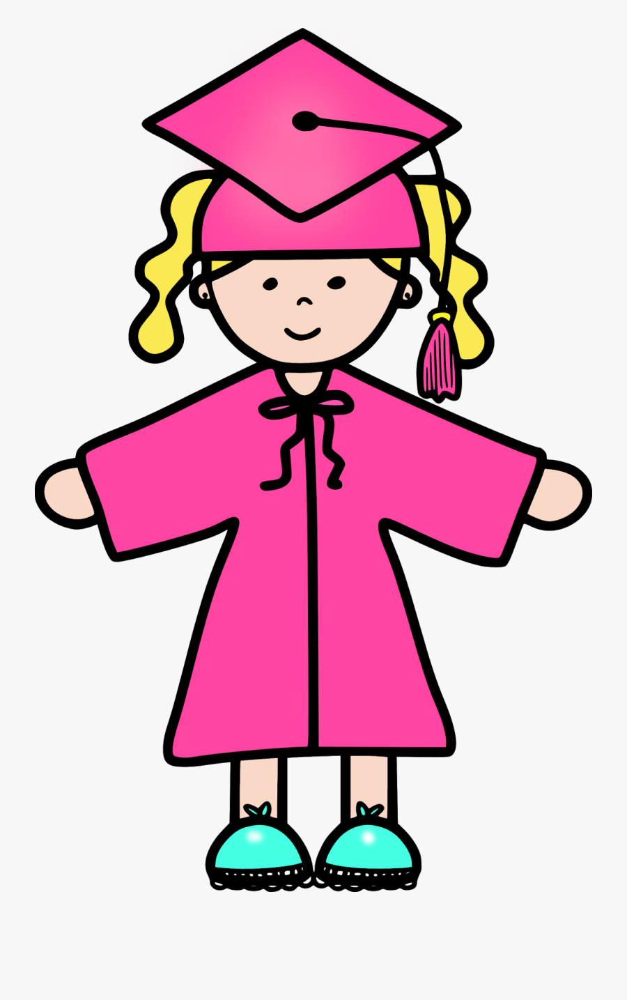 Graduation Clipart Preschool - Kinder Graduation Clipart, Transparent Clipart