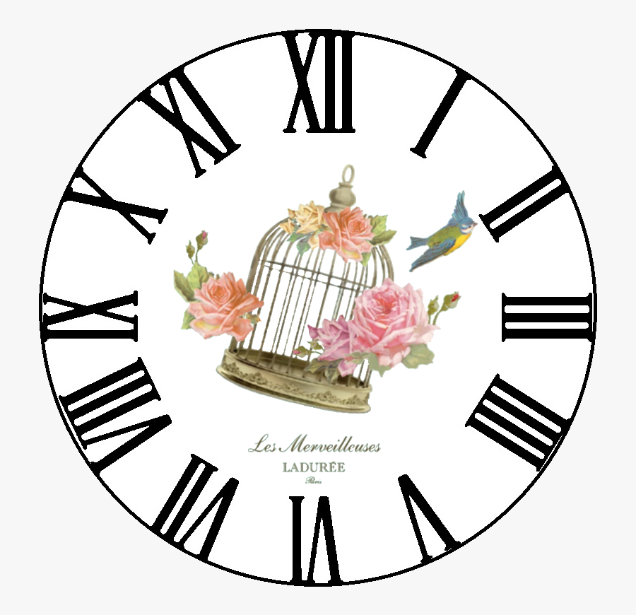 Free Vintage Clock Clipart , Png Download - Clock Face Designs, Transparent Clipart