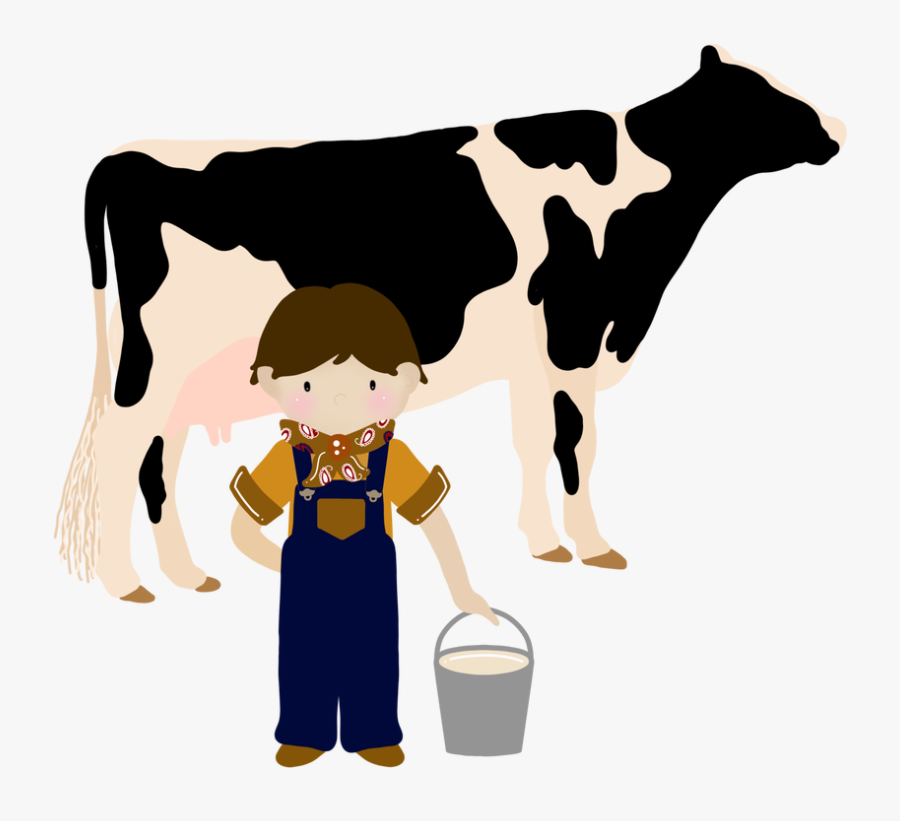 Service Milking Cow Clipart Joseph Fielding Smith By - Dairy Cow Milking Cartoon, Transparent Clipart