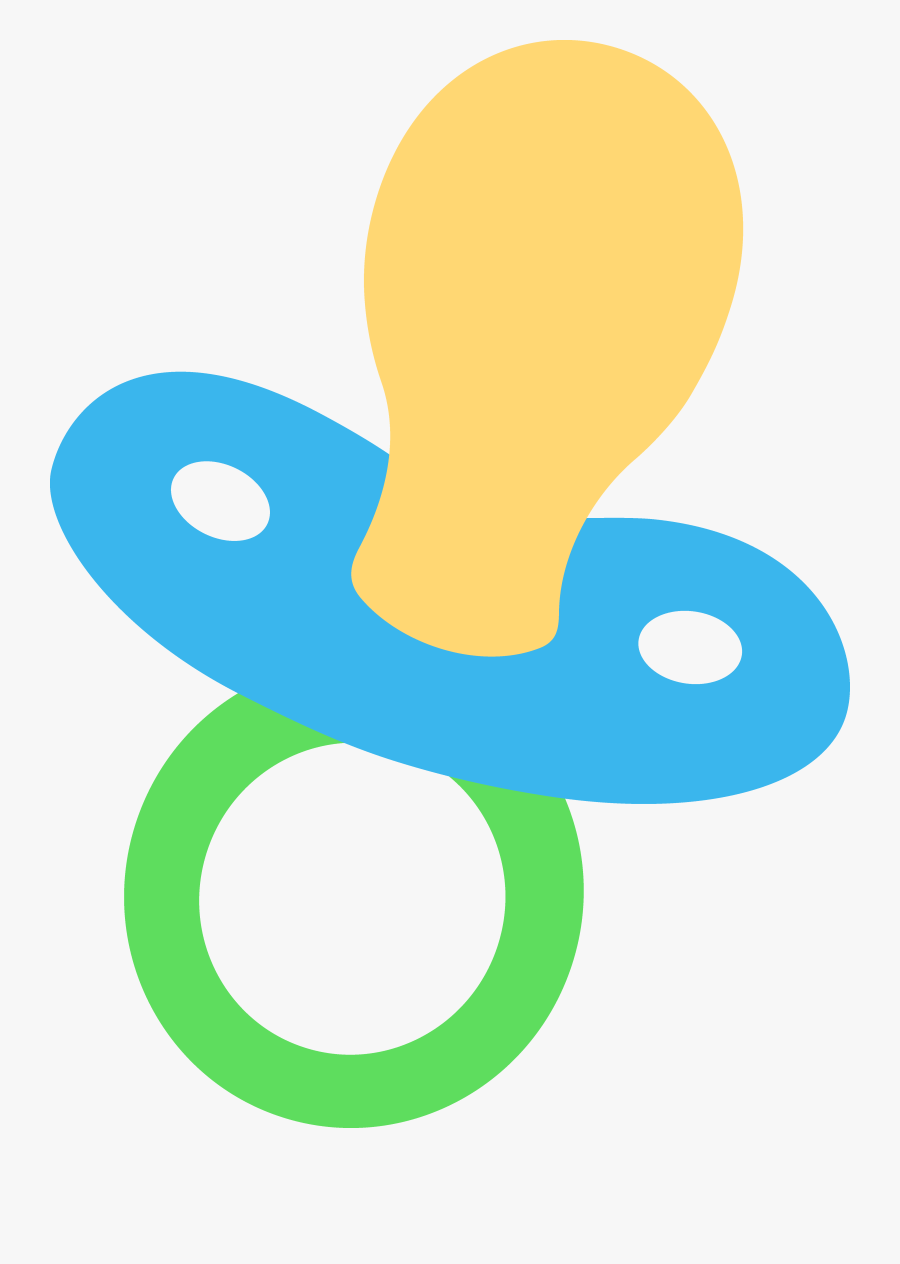 Blue Baby Pacifier - Baby Pacifier Clipart, Transparent Clipart
