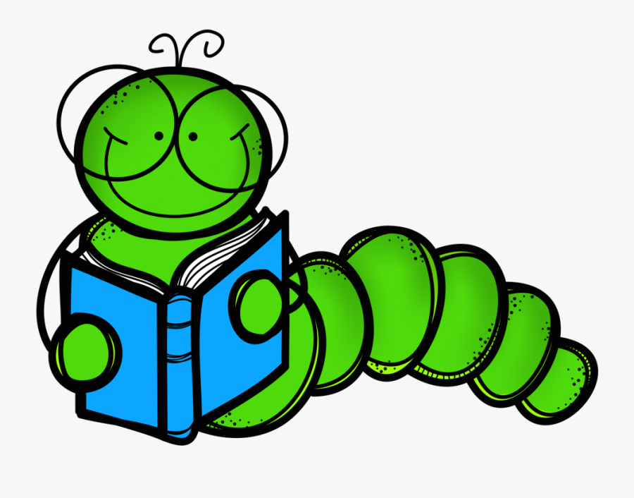 Bookworm Clipart, Transparent Clipart