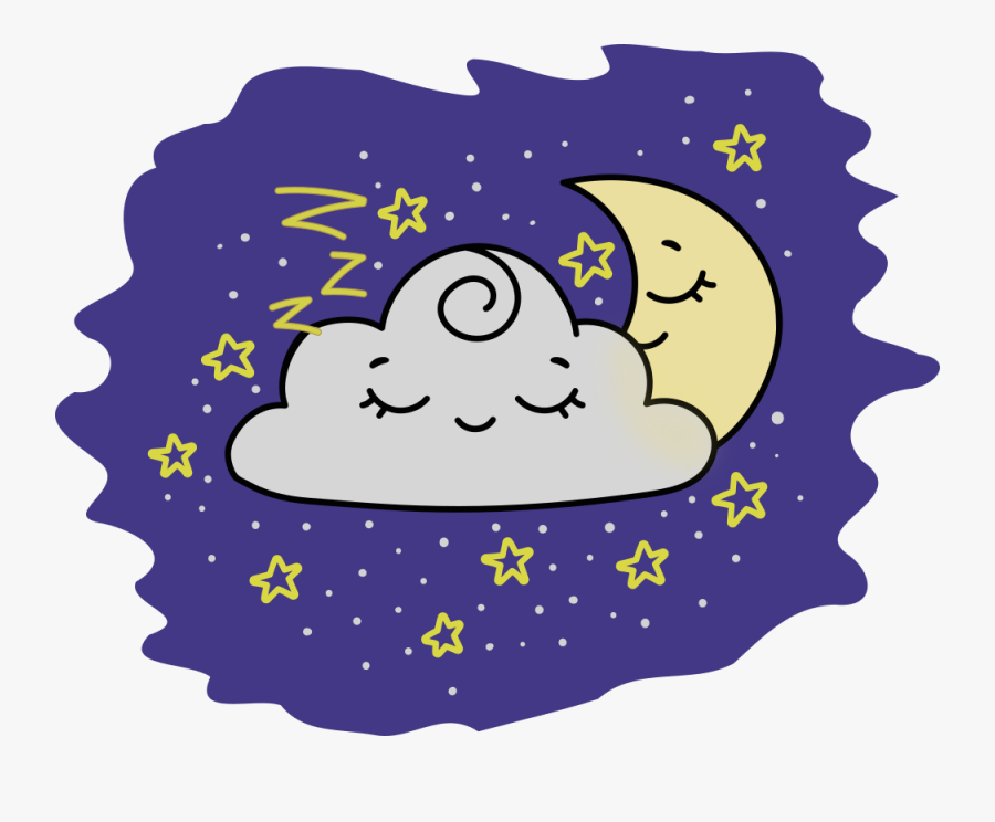 Crescent Moon - Colour - Clip Art, Transparent Clipart