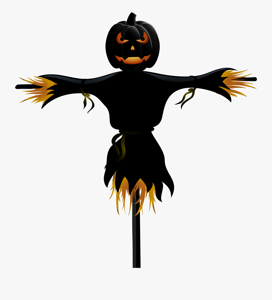 Scarecrow Clipart Transparent - Transparent Background Halloween Png, Transparent Clipart