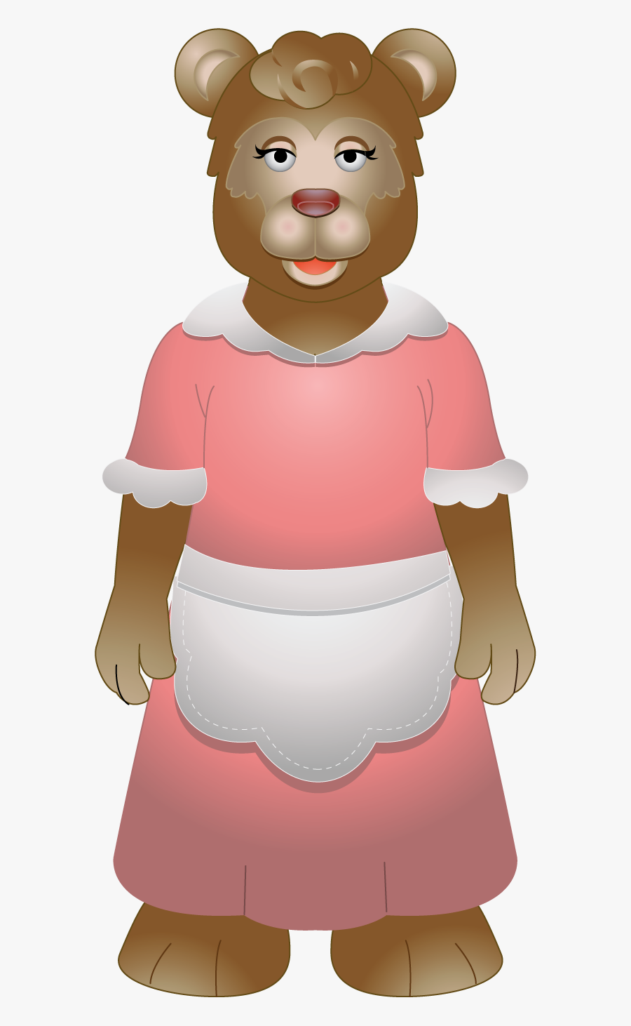 Mama Bear Clipart - Mama Bear From Goldilocks, Transparent Clipart