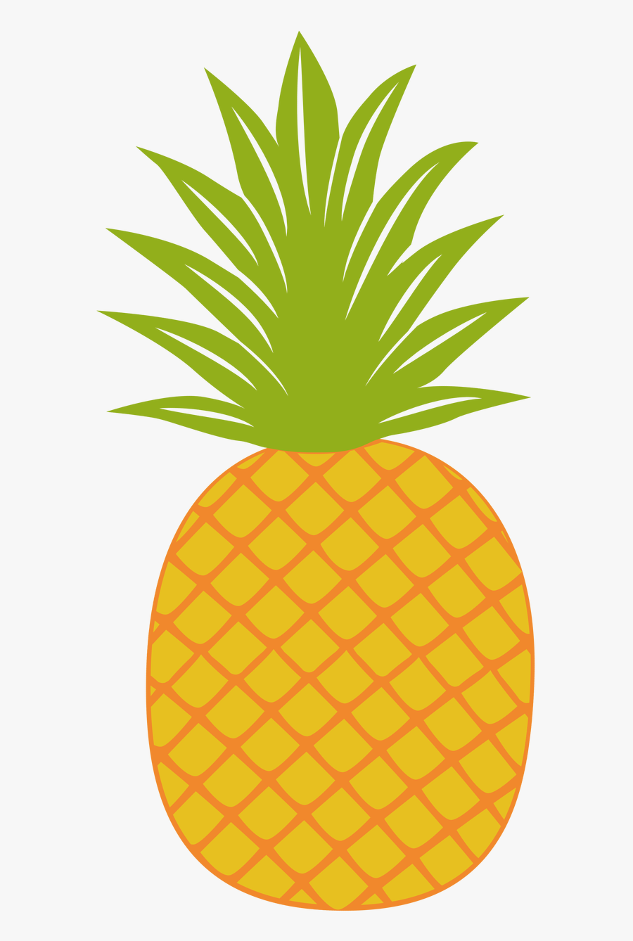 Pineapple Clipart Fancy - Cut File Pineapple Svg, Transparent Clipart