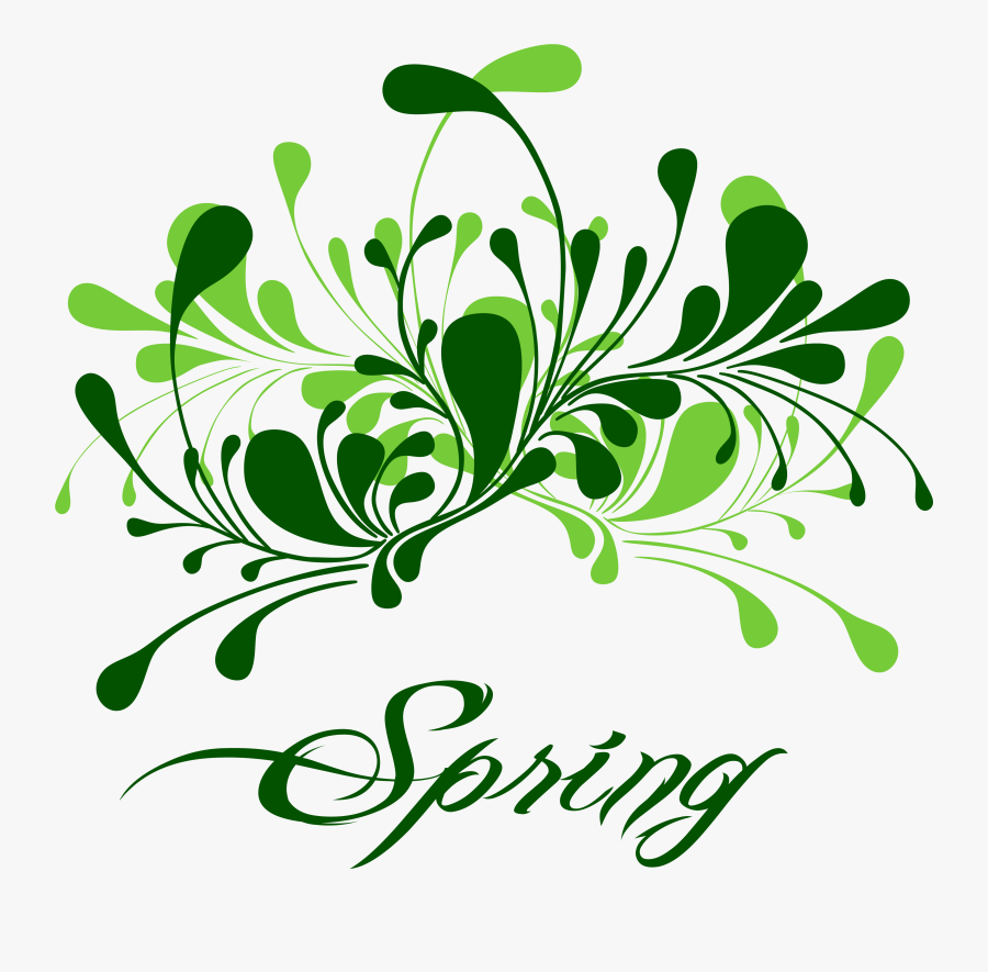 Album Border Clipart - Spring Decor Leaves Clipart Png, Transparent Clipart