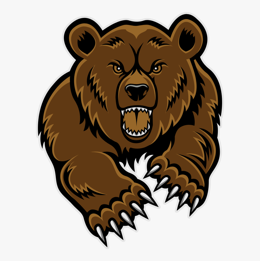 Angry Bear Png Clipart - Grizzly Clipart, Transparent Clipart