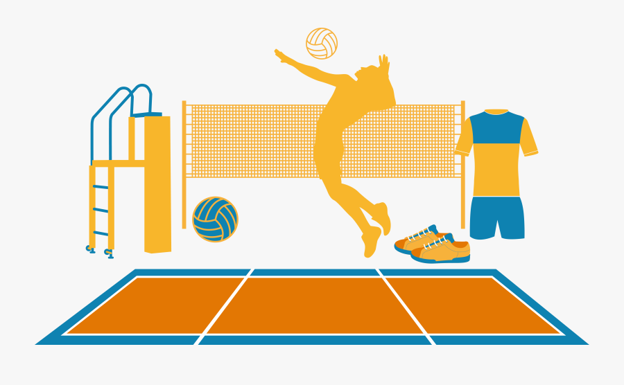 Canchas De Voleibol Animadas, Transparent Clipart