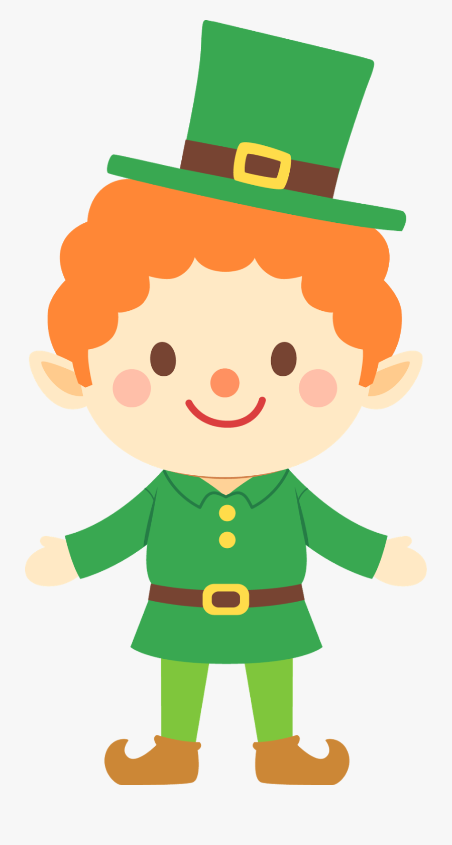 Free Math Clipart - Cute Leprechaun Transparent Background, Transparent Clipart