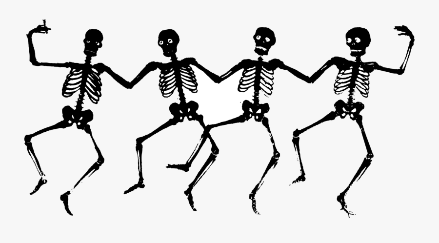 Free Halloween Clipart - Skeletons Halloween, Transparent Clipart