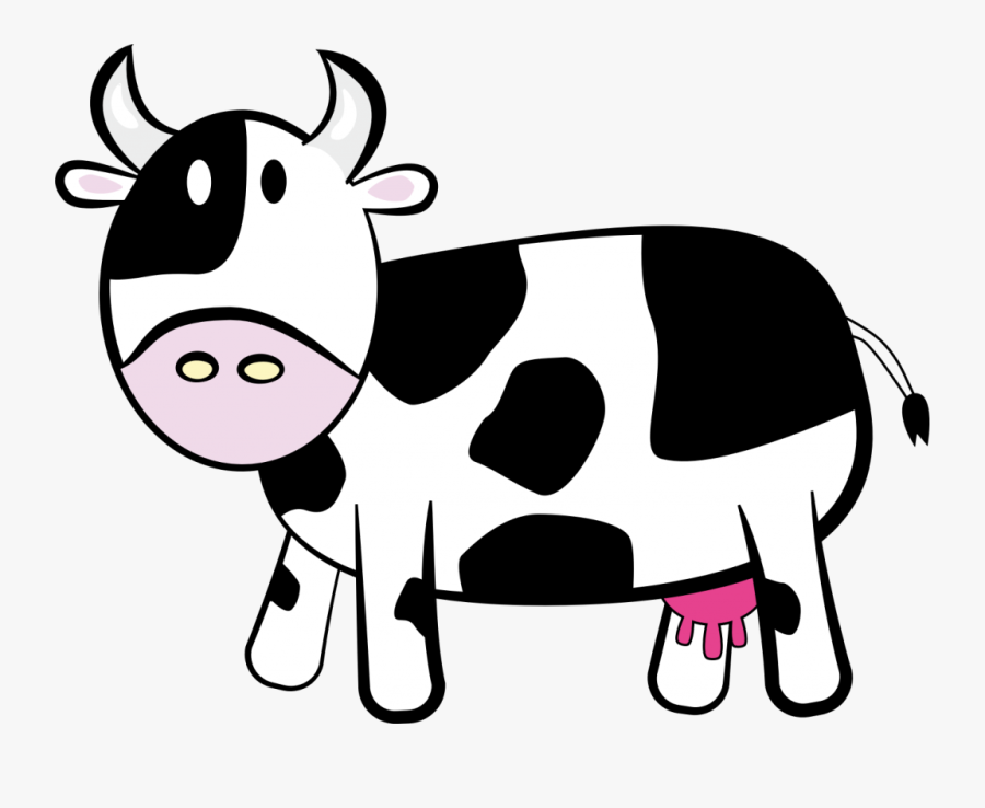 Horse Like Mammal,artwork,dairy Cow - Cow Cartoon No Background, Transparent Clipart