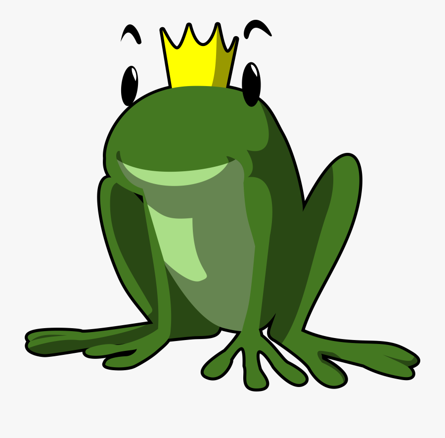 Frog Prince Clipart - Transparent Fairy Tale Clipart, Transparent Clipart