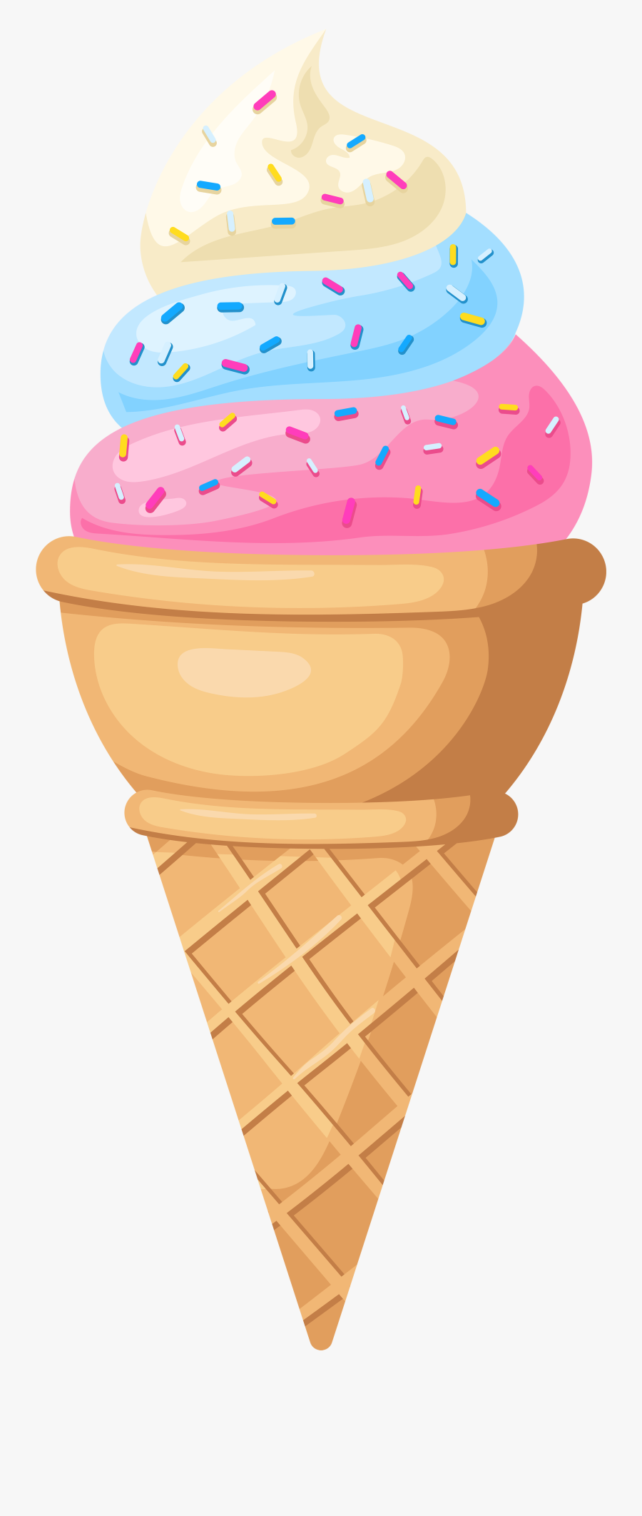 Ice Cream Cone Png Clip Art - Clip Art Ice Cream, Transparent Clipart
