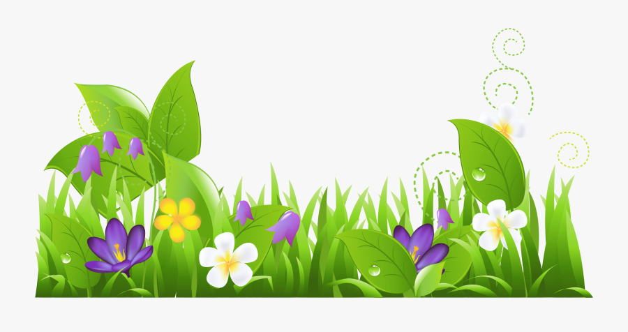 Spring Flower Divider Clipart - Never Design Your Character Like A Garden, Transparent Clipart