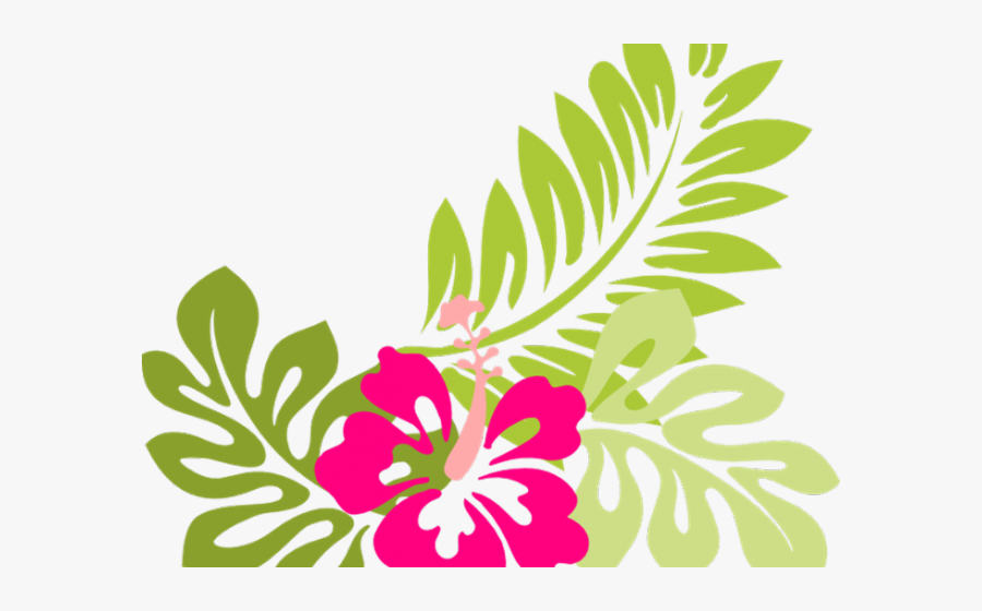 Hawaiian Flowers Clipart - Hibiscus Clip Art, Transparent Clipart