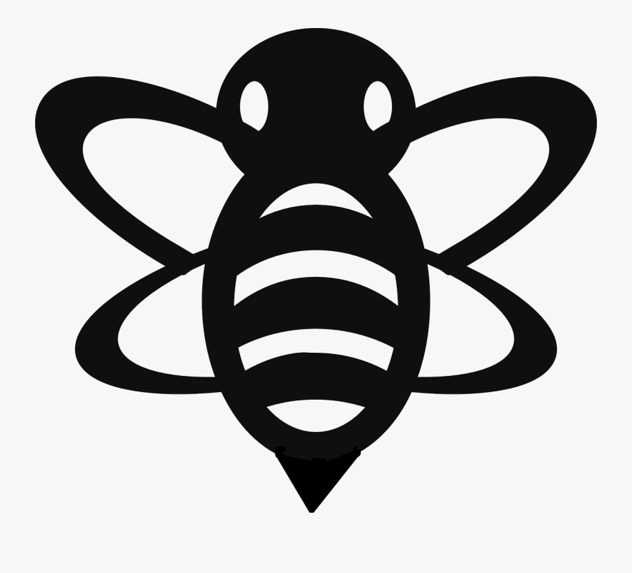 Bee Black And White Photos Of Bumble Bee Clip Art Black - Bumble Bee Clip Art, Transparent Clipart