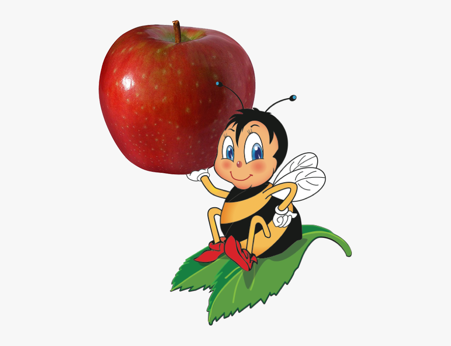 Apple And Bee Clipart - Sugar Bee Apples, Transparent Clipart