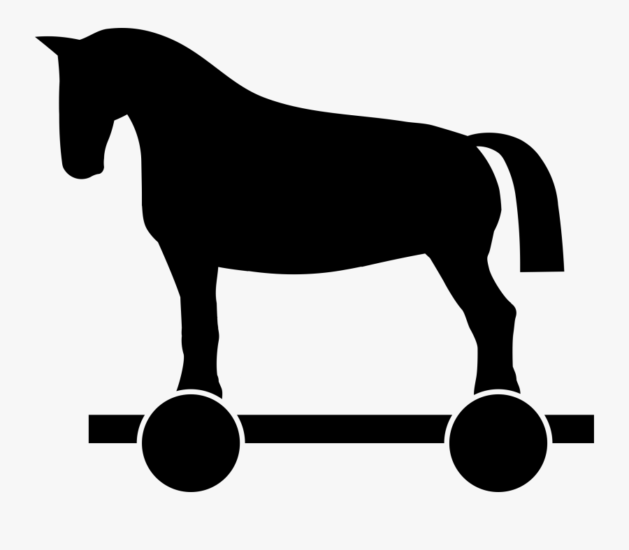 Trojan Horse Clipart - Riding Horse Vector Png, Transparent Clipart