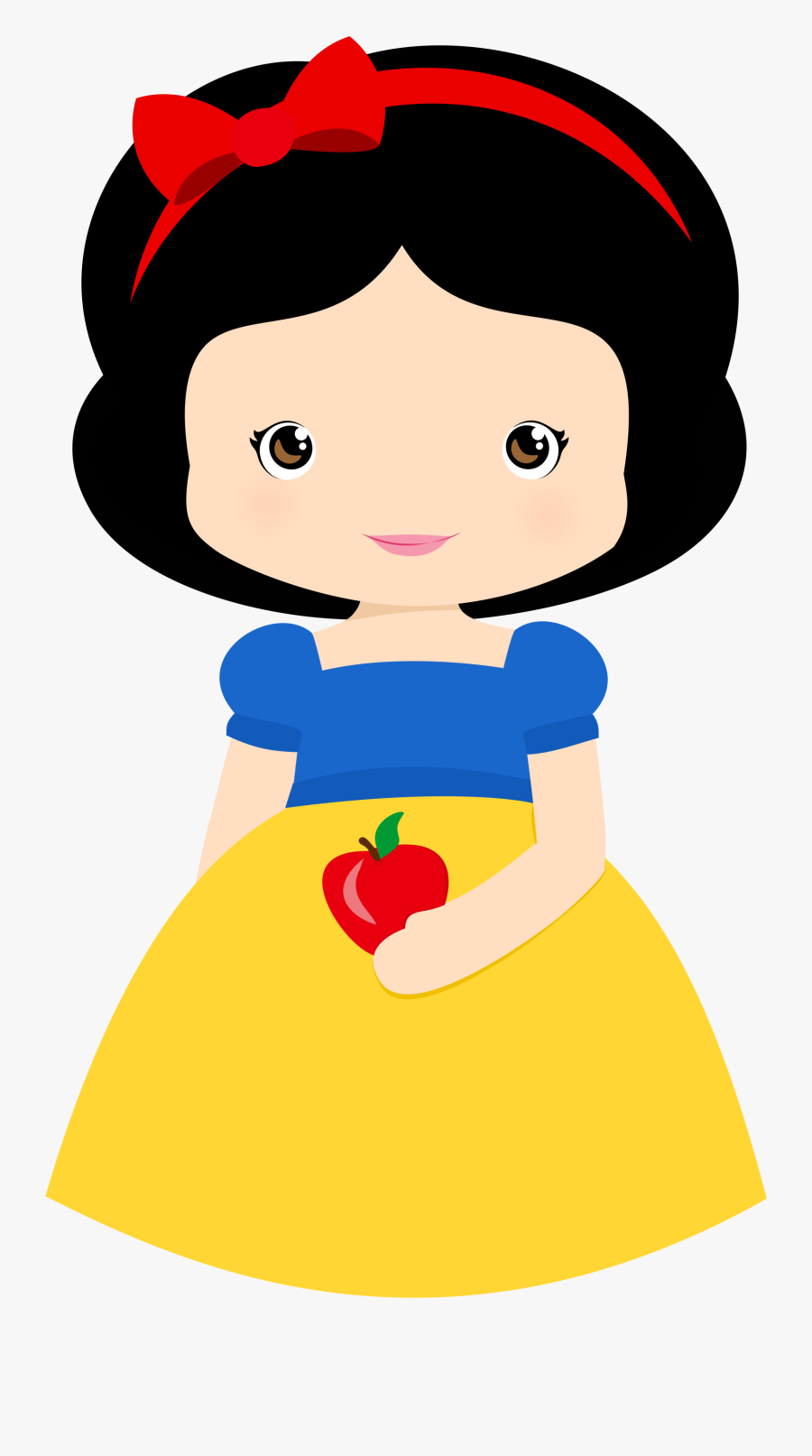 Transparent Baby Clipart - Branca De Neve Cute Png, Transparent Clipart