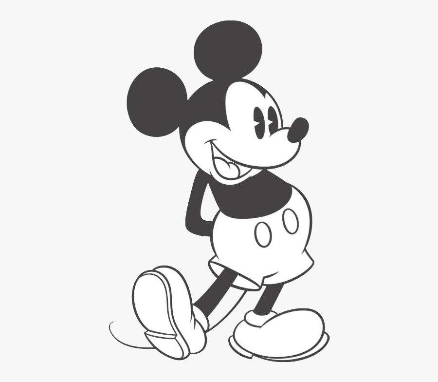 Mickey Mouse Drawing Old, Transparent Clipart