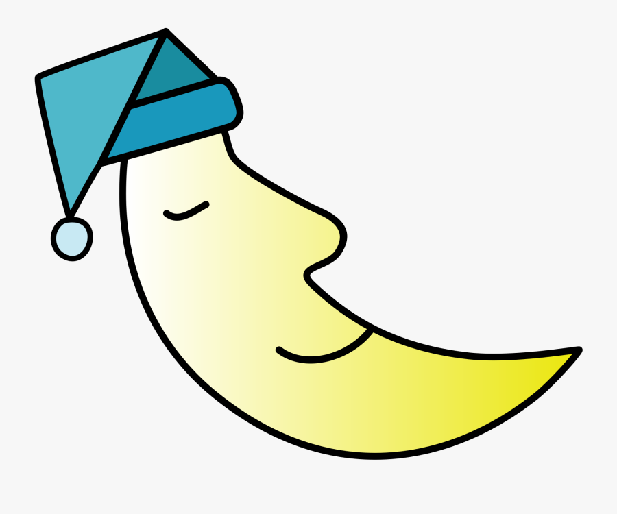 Crescent Moon Clipart Cute - Transparent Sleep Clipart, Transparent Clipart