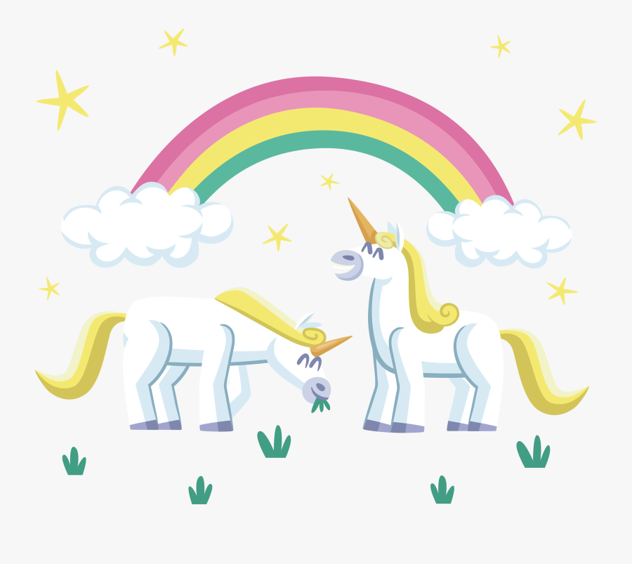 Transparent Unicorn Clipart Png - Unicorn Rainbow Clipart Png, Transparent Clipart