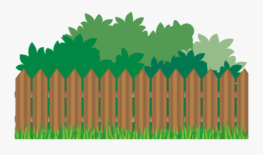 Lawn Clipart Fenced Yard - Garden Fence Clipart, Transparent Clipart