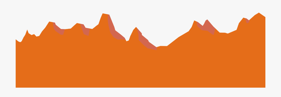 Landscape Clipart Mountain Sunset - Illustration, Transparent Clipart