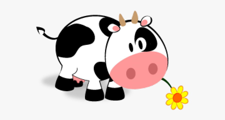 Cute Cow Clipart - Cartoon, Transparent Clipart