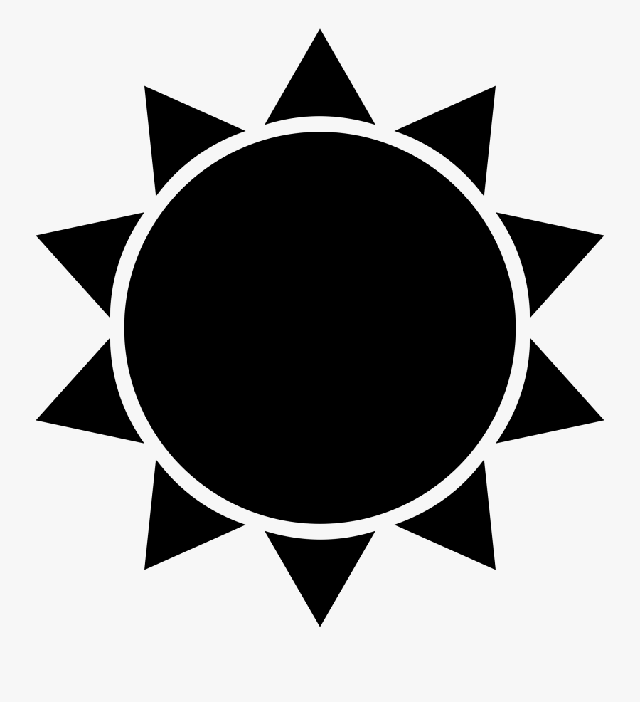 Sun Silhouette Clip Art At Getdrawings - Centos Logo Svg, Transparent Clipart