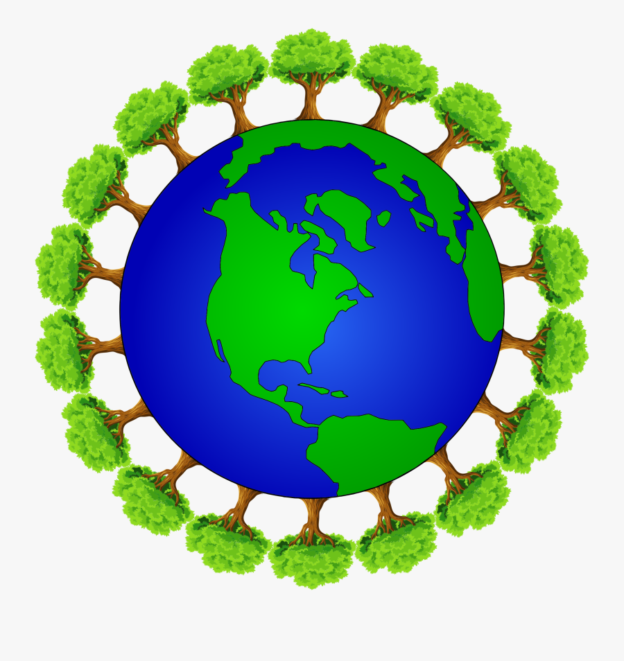 Transparent Sad Earth Clipart - Save Trees Save Life, Transparent Clipart